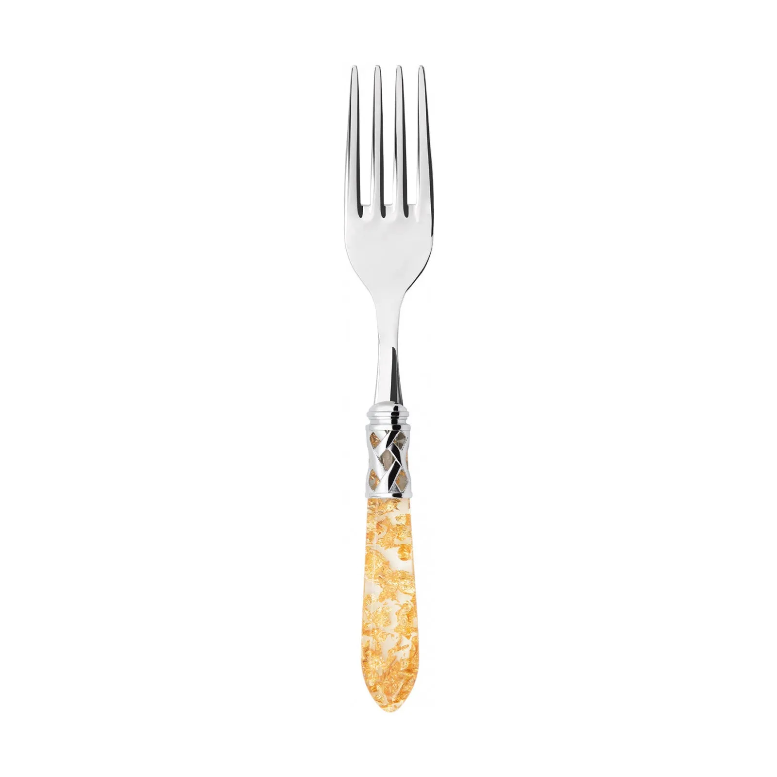 ALADDIN CHROME RING VEGETABLE & MEAT SERVING FORK