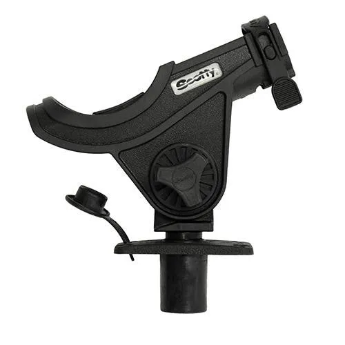 Baitcaster Rod Holder - with Number 244 Side Deck Mount, Black