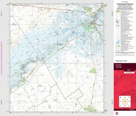 Bourke 8037 Topographic Map 1:100k