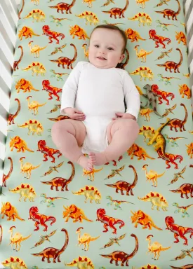 Dinosaurs Bamboo Crib Sheet