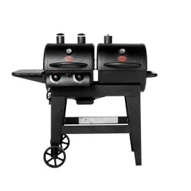 Dual Threat 2-Burner Gas & Charcoal Grill