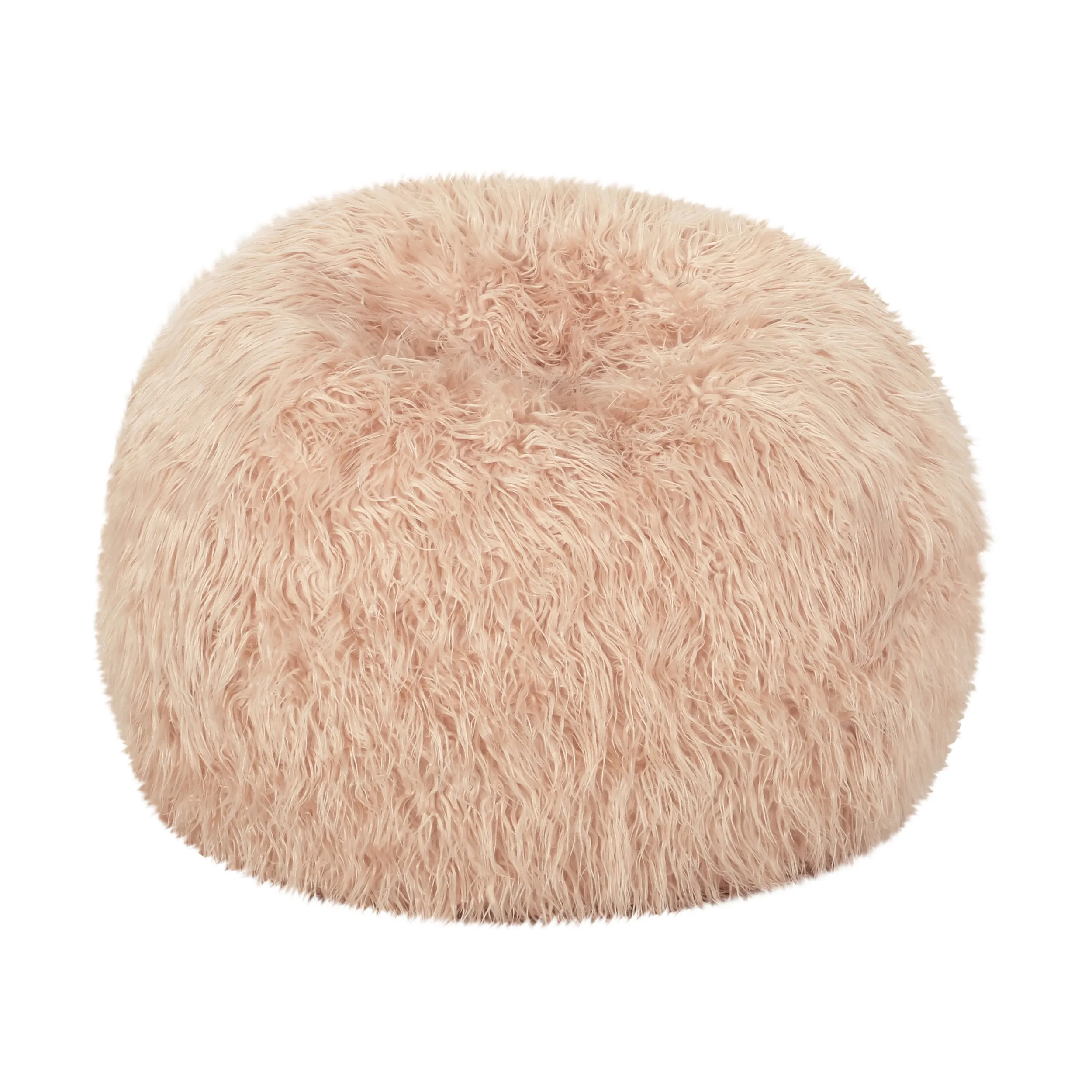 Dundas Modern Glam 3 Foot Faux Fur Bean Bag