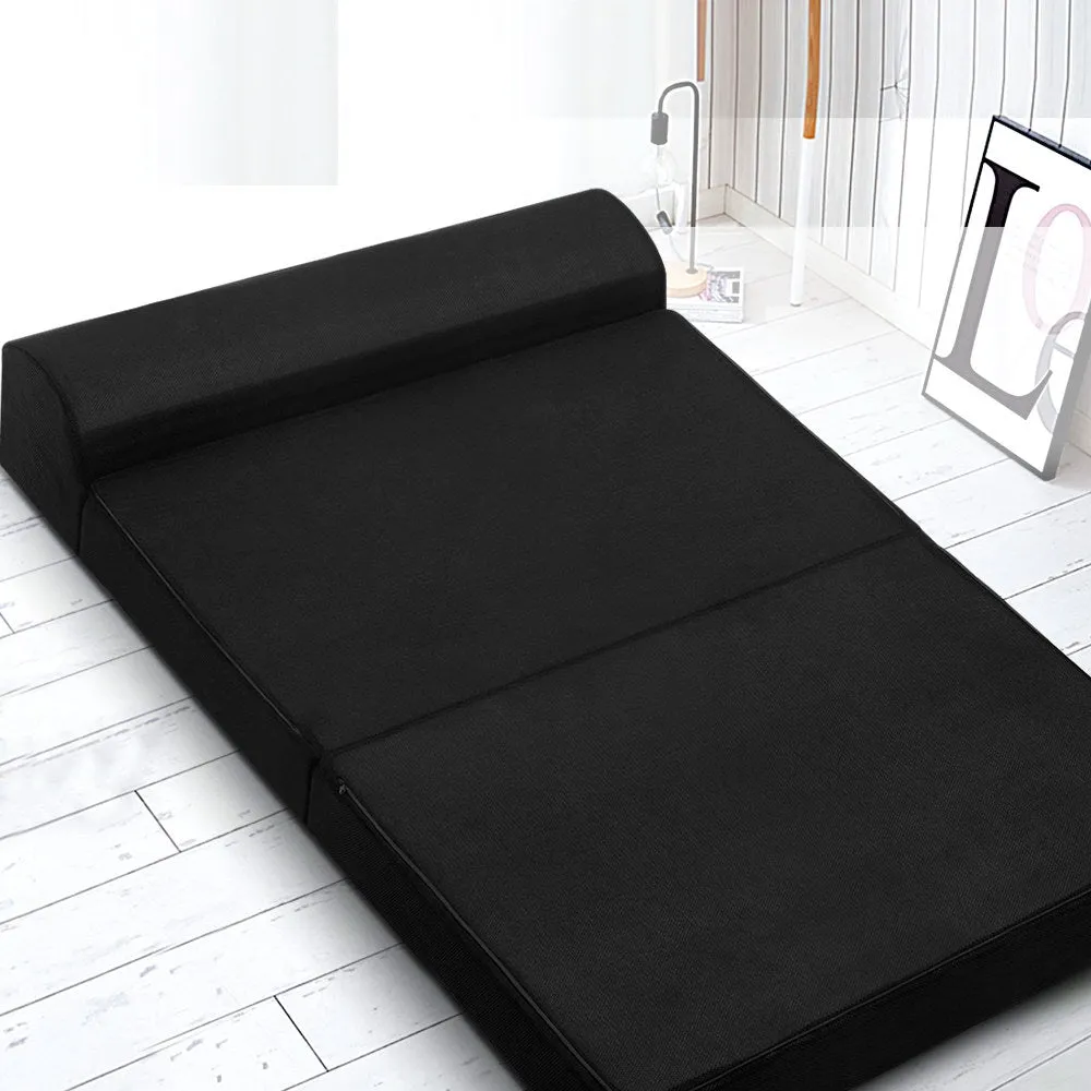 Foldable Mattress Double Air Mesh Foam Bed Mat - Giselle Bedding