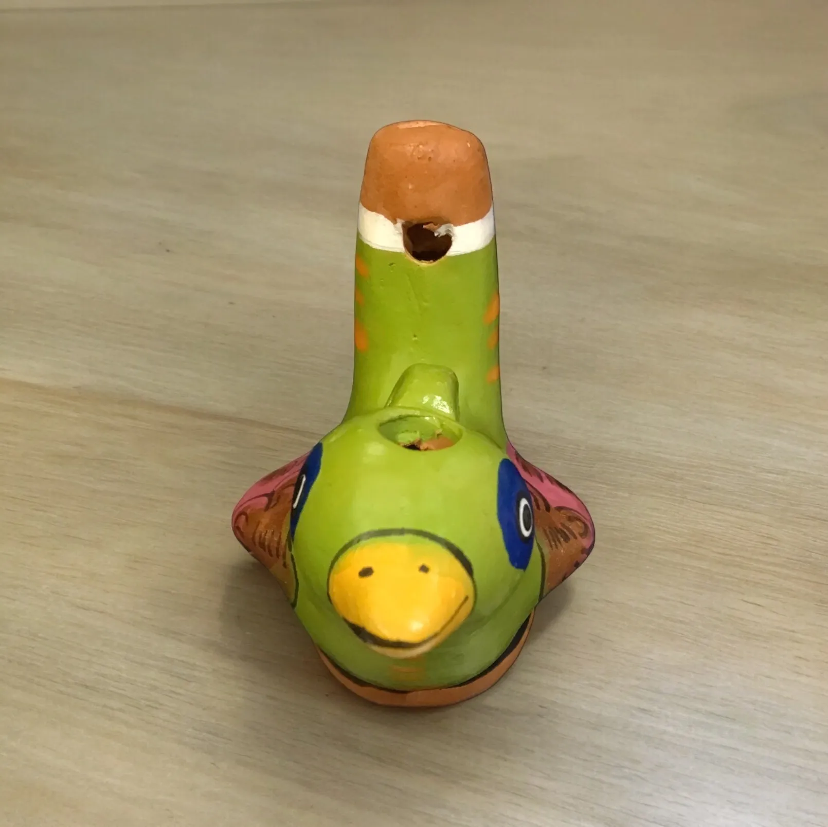 Green Bird Water Whistle