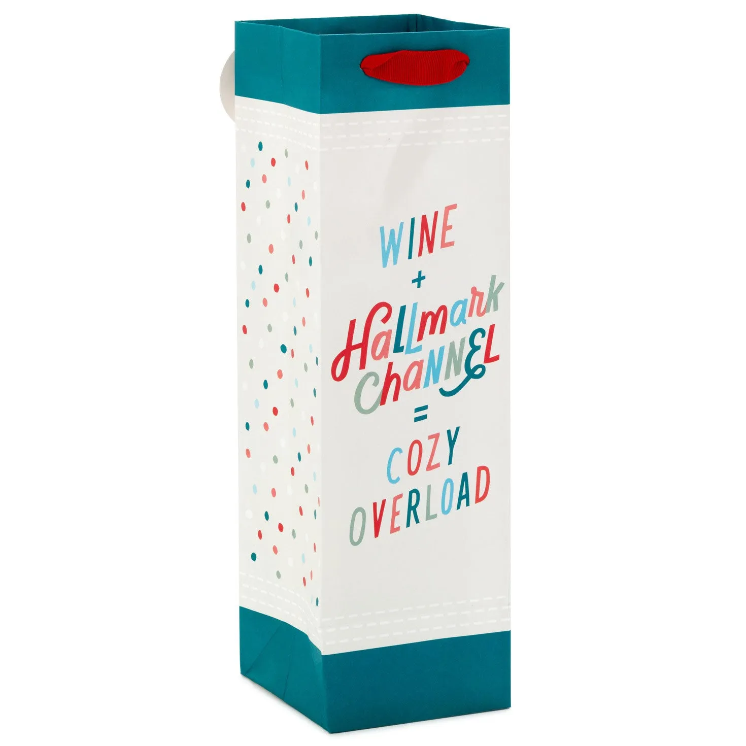 Hallmark 13'' Hallmark Channel Wine Bottle Gift Bag