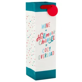 Hallmark 13'' Hallmark Channel Wine Bottle Gift Bag