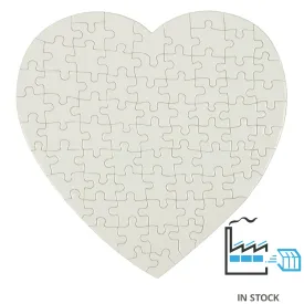 Heart Shaped Sublimation Jigsaw Puzzle