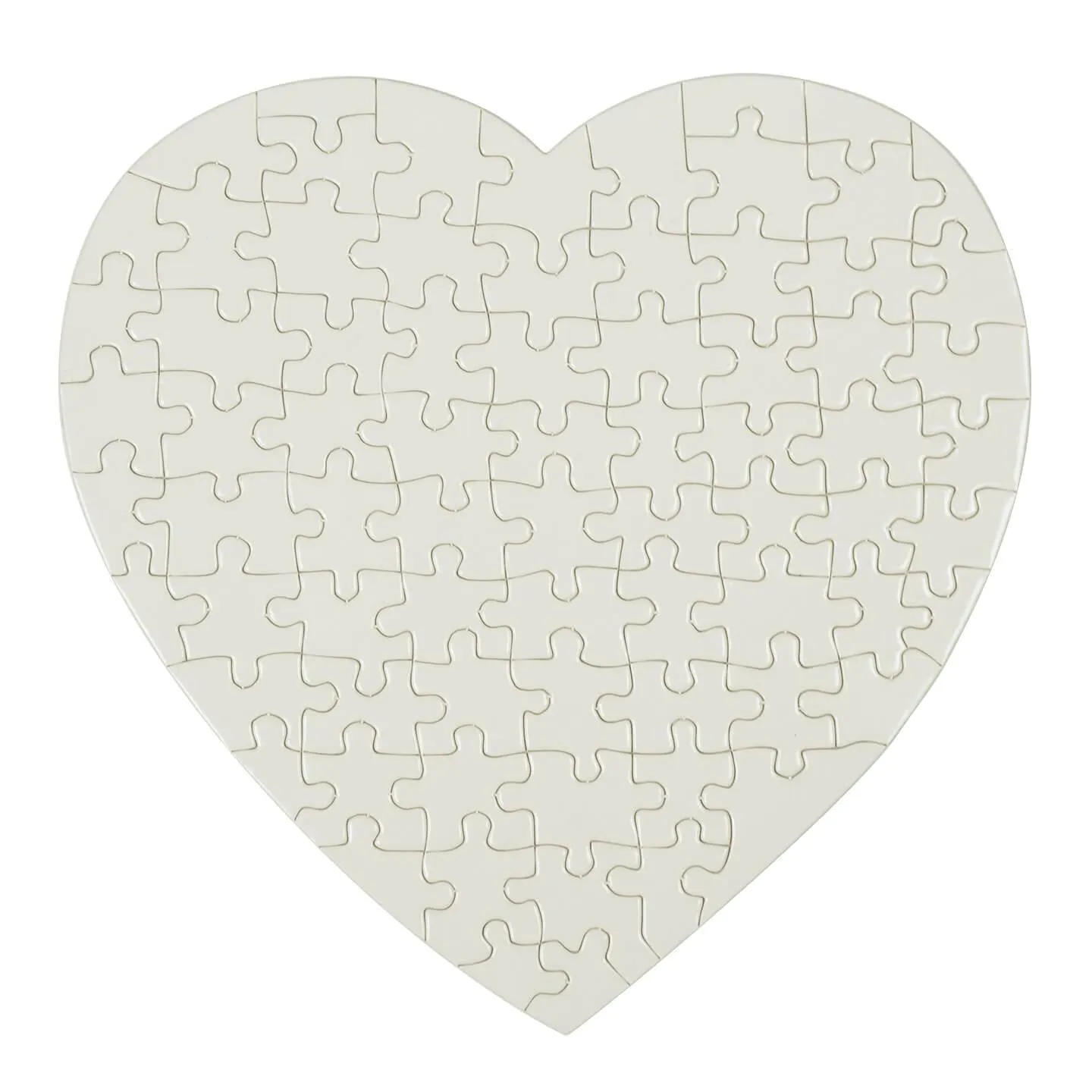 Heart Shaped Sublimation Jigsaw Puzzle