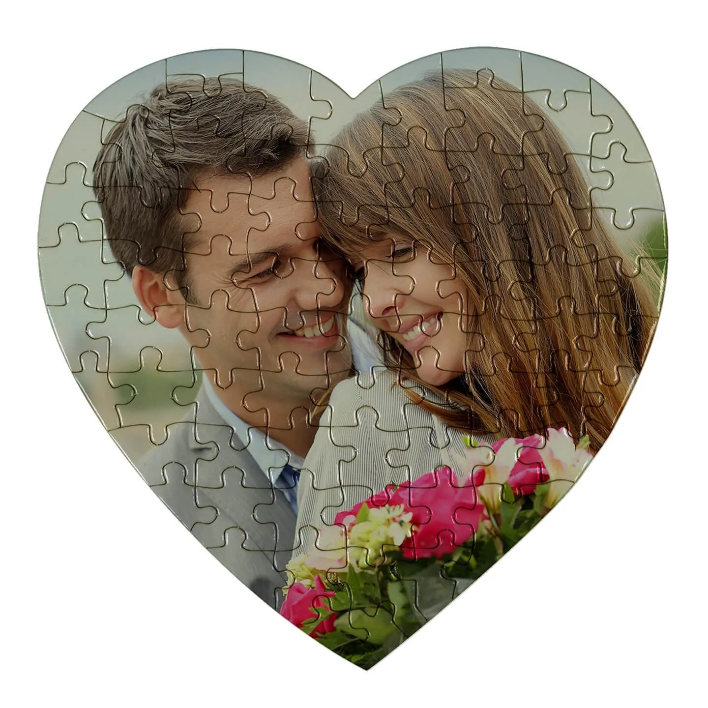 Heart Shaped Sublimation Jigsaw Puzzle