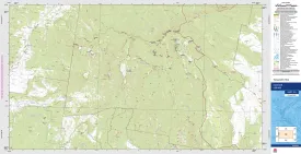 Kaputar 8937-3N Topographic Map 1:25k