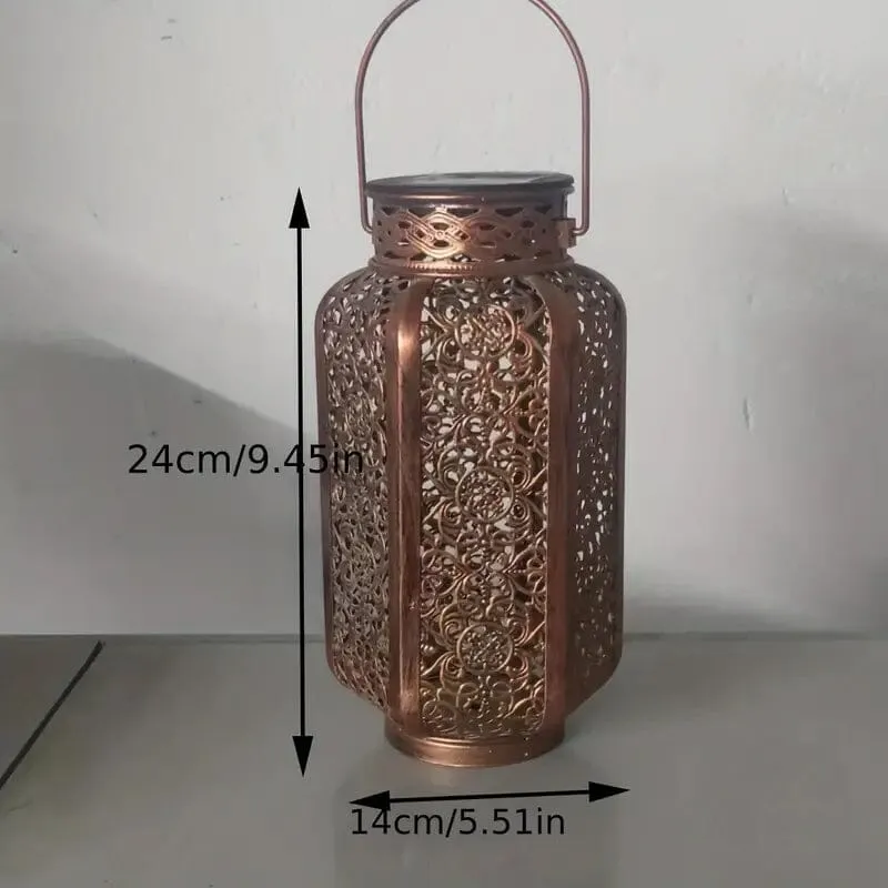 LED Metal Lantern Solar Lamp