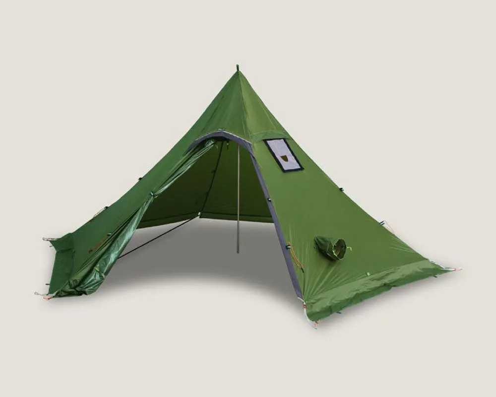 Luxe Outdoor Hex Peak F6ES 2 Person Hot Tent