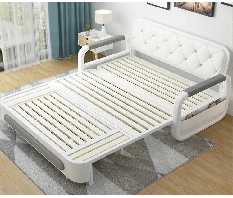 Modern Space-Saving Built-In Storage Sofa Bed