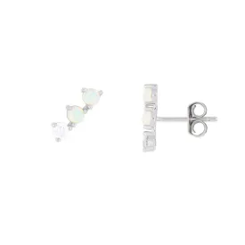 OPAL CLIMBER STUDS SILVER