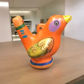 Orange Bird Water Whistle