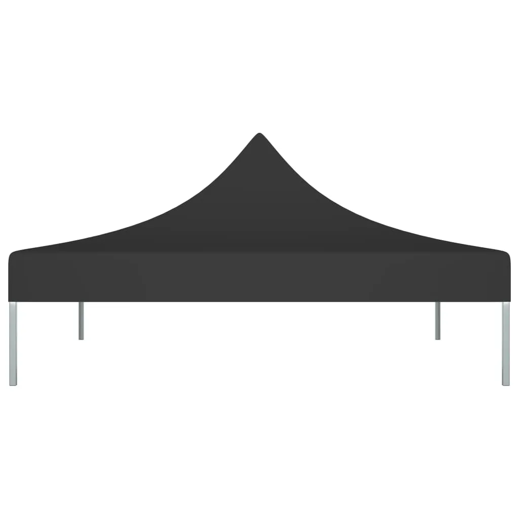 Party Tent Roof 2x2 m Black 270 g/m²