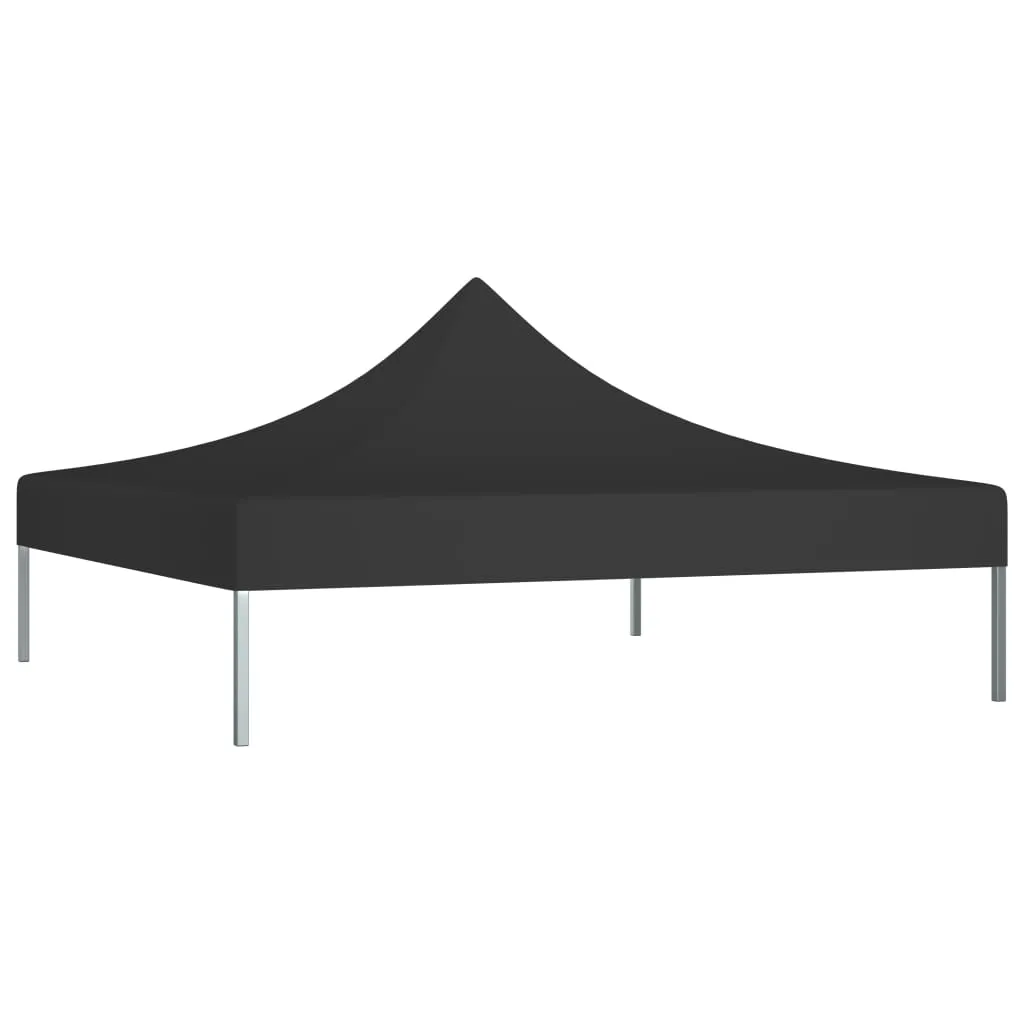 Party Tent Roof 2x2 m Black 270 g/m²