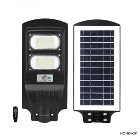 Solar LED Street Lights waterproof with motion sensor for Home, Garden (60W, Remote Control,Renewed)