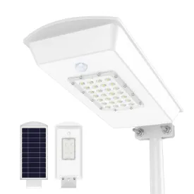 Solar Street Light Outdoor Waterproof Lamp For Home, Garden With Remote (White, 80W)