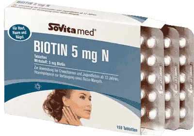 SOVITA MED Biotin 5 mg N tablets