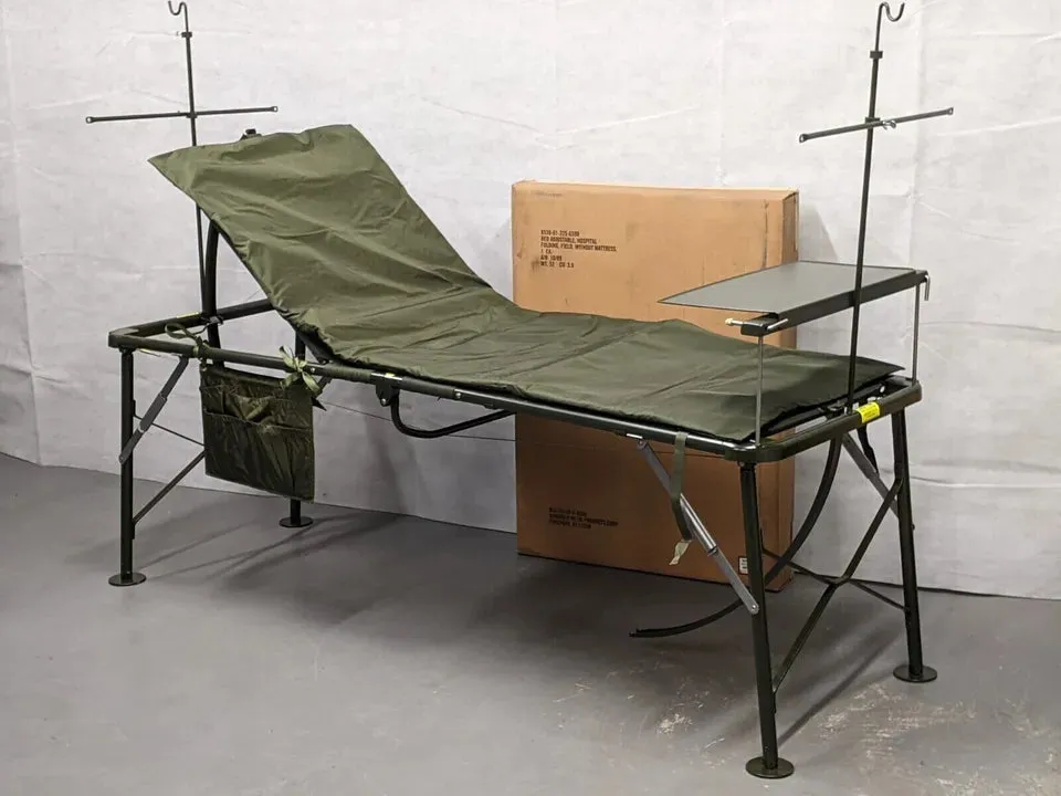 US Army Folding Field Hospital Bed