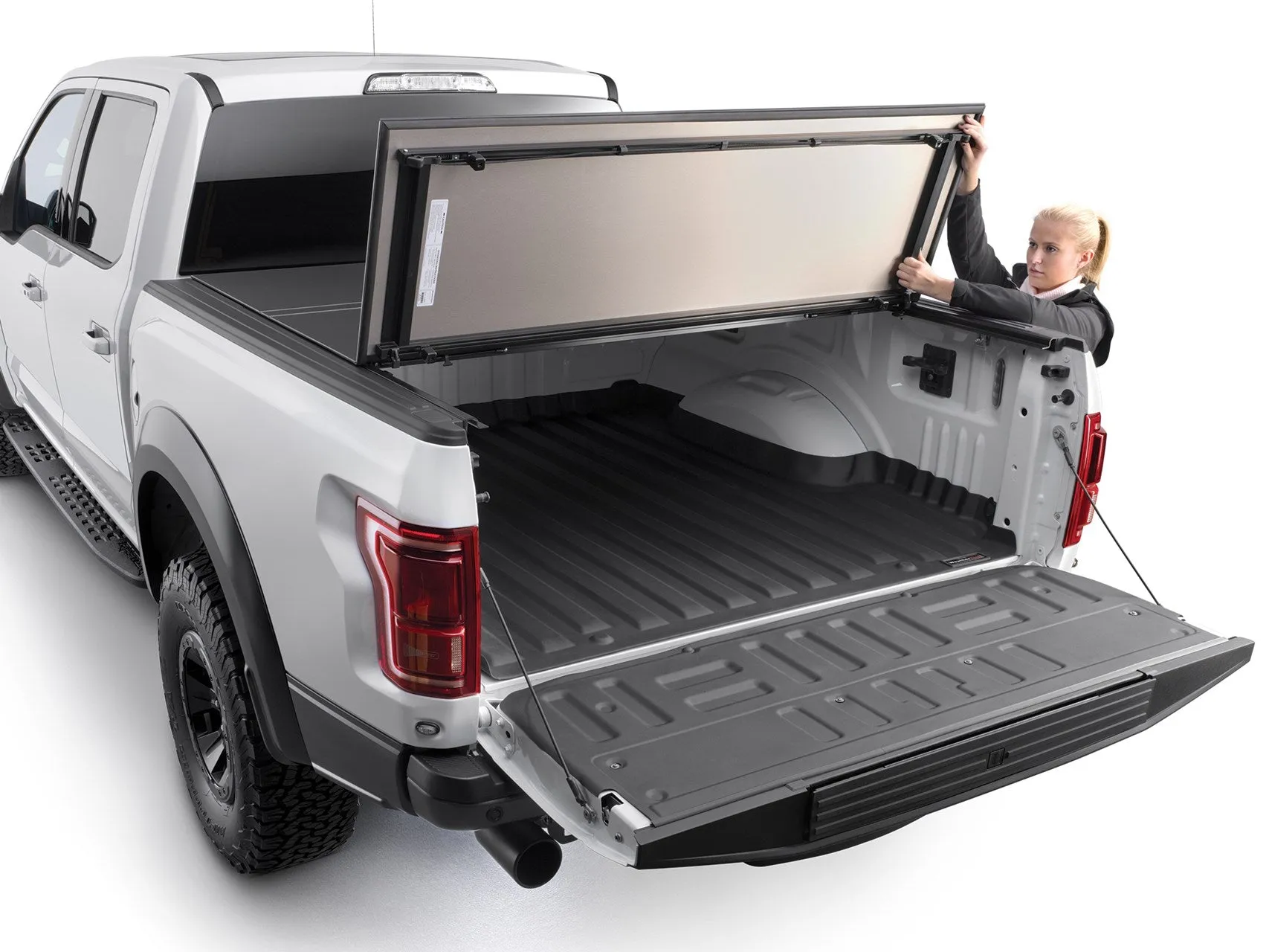 WeatherTech AlloyCover Hard Tri-Fold Bed Cover - 2017  Raptor